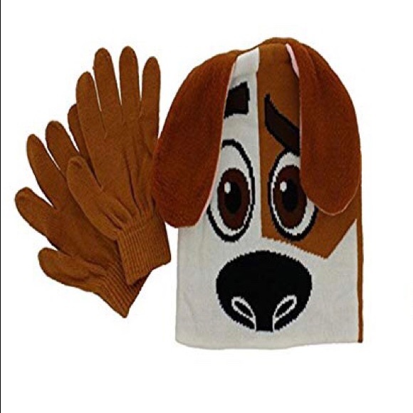 The Secret Life of Pets Max Knit Hat & Gloves Set - Picture 1 of 2